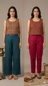 K 812 Vol 2 By Naisha Cotton Printed Reversible Ladies Crop Tops